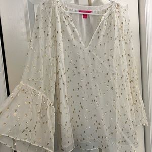 Lilly Pulitzer Giana Silk Blouse